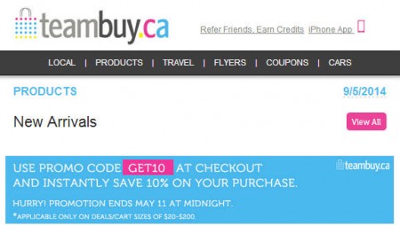 TeamBuy - Extra 10 Off All Deals Promo Code (May 10-11)