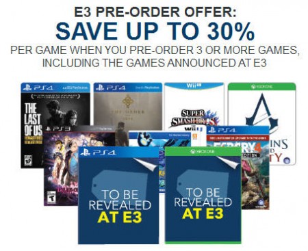 Best Buy Pre-Order 3 Video Games and Save Up to $20 or 30 Off Each Game (Until June 12)