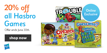 Chapters Indigo 20 Off All Hasbro Games & up to 50 Off Hot Summer Reads