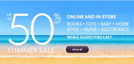 Chapters Indigo Summer Sale