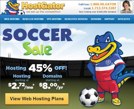 HostGator 45 Off All Web Hosting Packages (June 24 Only)