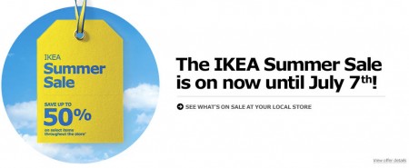 IKEA The IKEA Summer Sale is now on until July 7