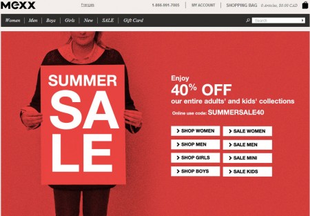 Mexx Summer Sale - 40 Off Everything (June 19 - July 2)