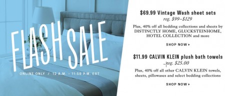 TheBay Flash Sale - Up to 40 Bedding Collections and Bath Towels (June 25)