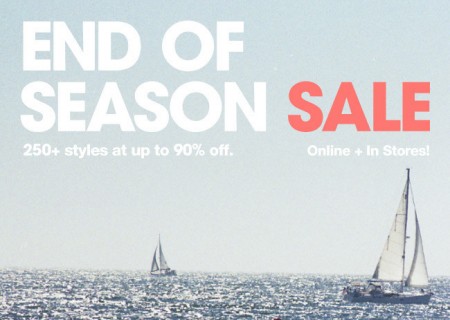 American Apparel End of Season Sale (Until July 27)