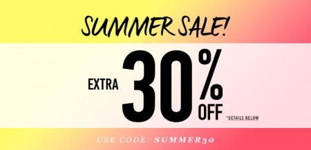 Forever 21 Summer Sale - Extra 30 Off Sale Items (July 7-9)