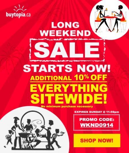 Buytopia Extra 10 Off All Deals Promo Code (Aug 29-31)