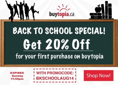 Buytopia Extra 20 Off All Deals Promo Code (Aug 23-24)