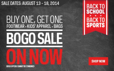 Sport Chek Footwear BOGO Sale + Spend & Get Event (Aug 13-18) A