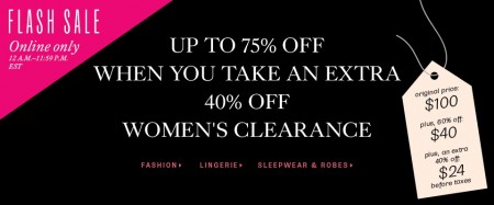 TheBay Flash Sale - Up to 75 Off Women's Clearance, 40 Off Clearance Lingerie, Sleepwear and Robes (Aug 20)