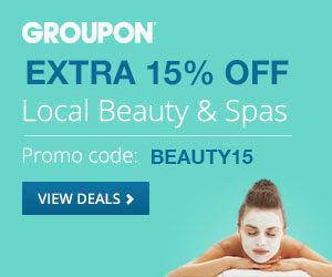 Groupon Extra 15 Off Beauty and Spa Deal Promo Code (Sept 24-26)