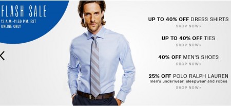 TheBay Flash Sale - 40 Off Men's Shoes, Shirts and Ties (Sept 10)