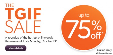 Chapters Indigo TGIF Sale - Save up to 75 Off Hottest Online Deals (Oct 10-13)