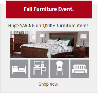 Future Shop Fall Furniture Event - Huge Savings of 1,000+ Furniture Items (Until Oct 30)