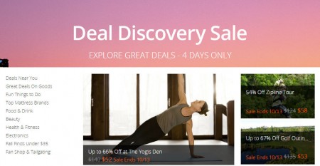 Groupon.com Deal Discovery Sale - Up to an Extra 30 Off Select Deals (Until Oct 13)