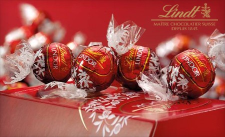 Lindt & Sprungli - $15 for $30 towards Lindt Chocolates