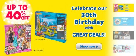 Toys R Us 30th Anniversary Sale