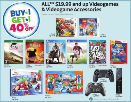 Toys R Us Video Games - Buy 1, Get 1 40 Off (Until Oct 23)