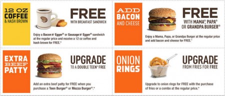 A&W New Printable Coupons (Until Nov 16)