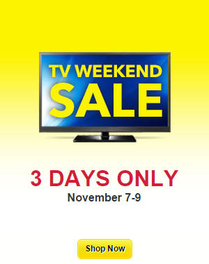 Best Buy 3-Day TV Sale (Nov 7-9)