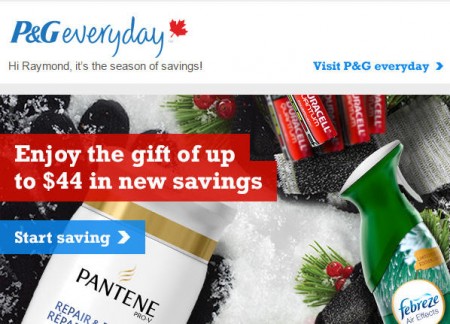 P&G brandSAVER Over $44 in Coupons Savings