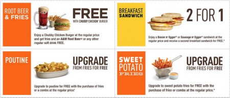 A&W New Printable Coupons (Until Dec 14)