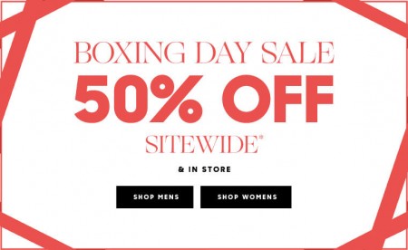 Armani Exchange Boxing Day Sale - 50 Off Sitewide & In-Store