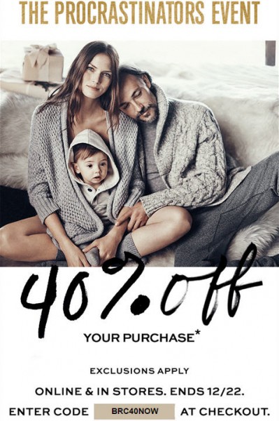 Banana Republic 40 Off Your Purchase In-Stores and Online (Dec 20-22)