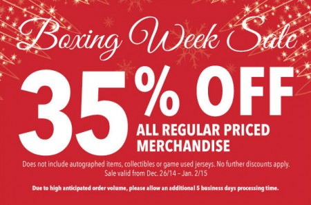 Flames FanAttic Boxing Week Sale - 35 Off All Regular Priced Merchandise (Dec 26 - Jan 2)