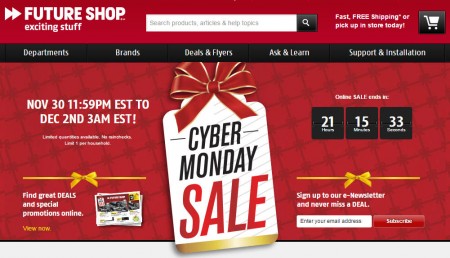 Future Shop Cyber Monday Sale (Dec 1)