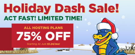 HostGator Flash Sale - 75 Off Web Hosting Packages (Dec 16)