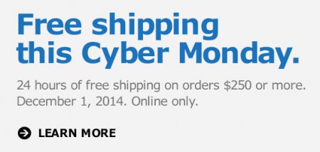 IKEA Cyber Monday - Free Shipping (Dec 1)