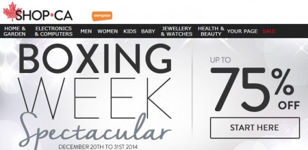 SHOP Boxing Week Spectcular - Save up to 75 Off (Dec 20-31)