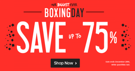 Well Boxing Day Sale - Save up to 75 Off (Dec 26-28)