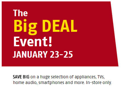 Future Shop The Big Deal Event (Jan 23-25)