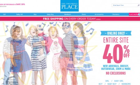 The Children's Place 40 Off Entire Site + Free Shipping on All Orders