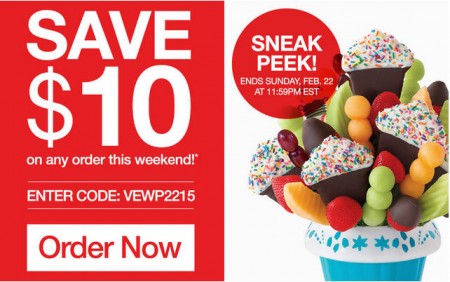 Edible Arrangements Save $10 Off Any Order Promo Code (Feb 20-22)