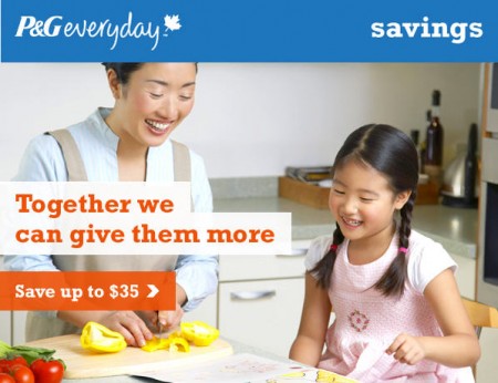 P&G Everyday Save up to $35 in Coupons Savings