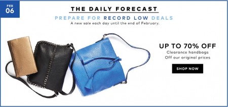 TheBay Today Only - Up to 70 Off Clearance Handbags (Feb 6)
