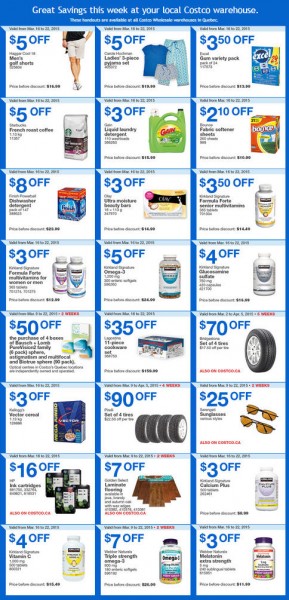 Costco Weekly Handout Instant Savings Coupons Quebec (Mar 16-22)