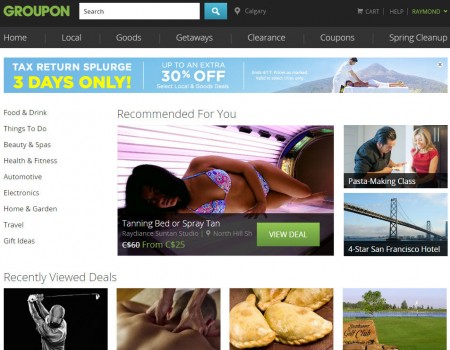 GROUPON Save up to Extra 30 Off Select Local Deals (Apr 15-17)