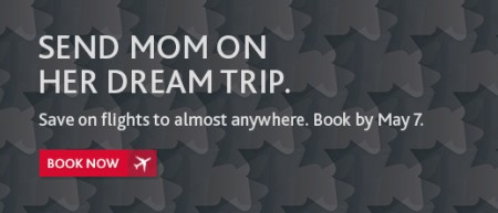 Air Canada Mothers Day Seat Sale (May 6-7)