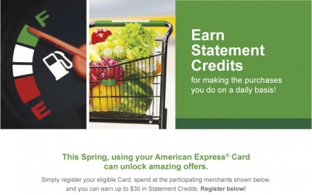 American Express Earn up to $30 in Free Statement Credits (Until May 30)