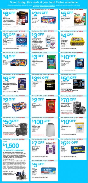 Costco Weekly Handout Instant Savings Coupons West (May 11-17)