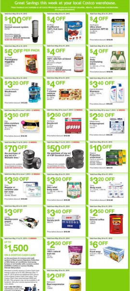 Costco Weekly Handout Instant Savings Coupons West (May 25-31)