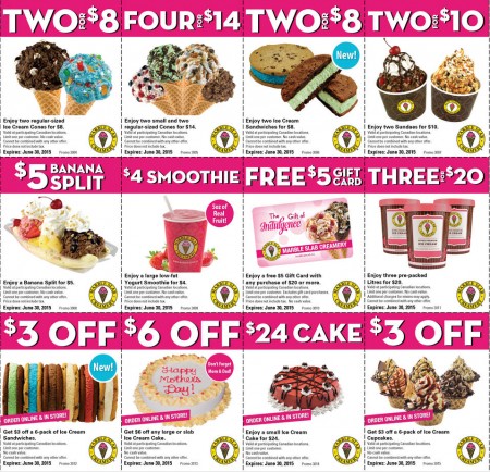 Marble Slab Creamery New Printable Coupons (Until June 30)