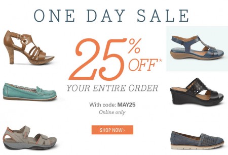 Naturalizer One Day Sale - 25 Off Sitewide Promo Code (May 28)