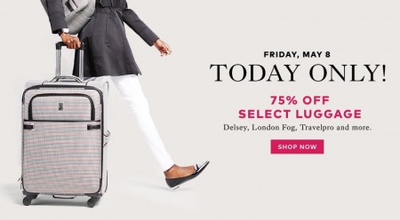 TheBay Flash Sale - 75 Off Select Luggage (May 8)