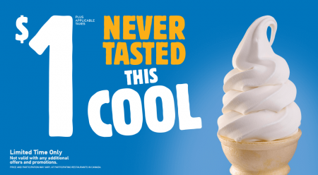 Burger King $1 Soft Serve Ice Cream