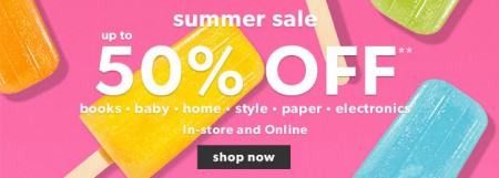 Chapters Indigo Summer Sale - Up to 50 Off